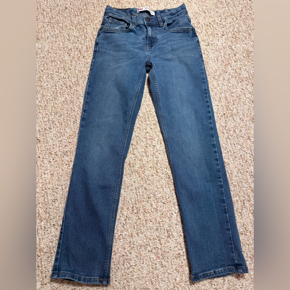 Levi's performance 514 kids straight jeans size 14 27''x29''